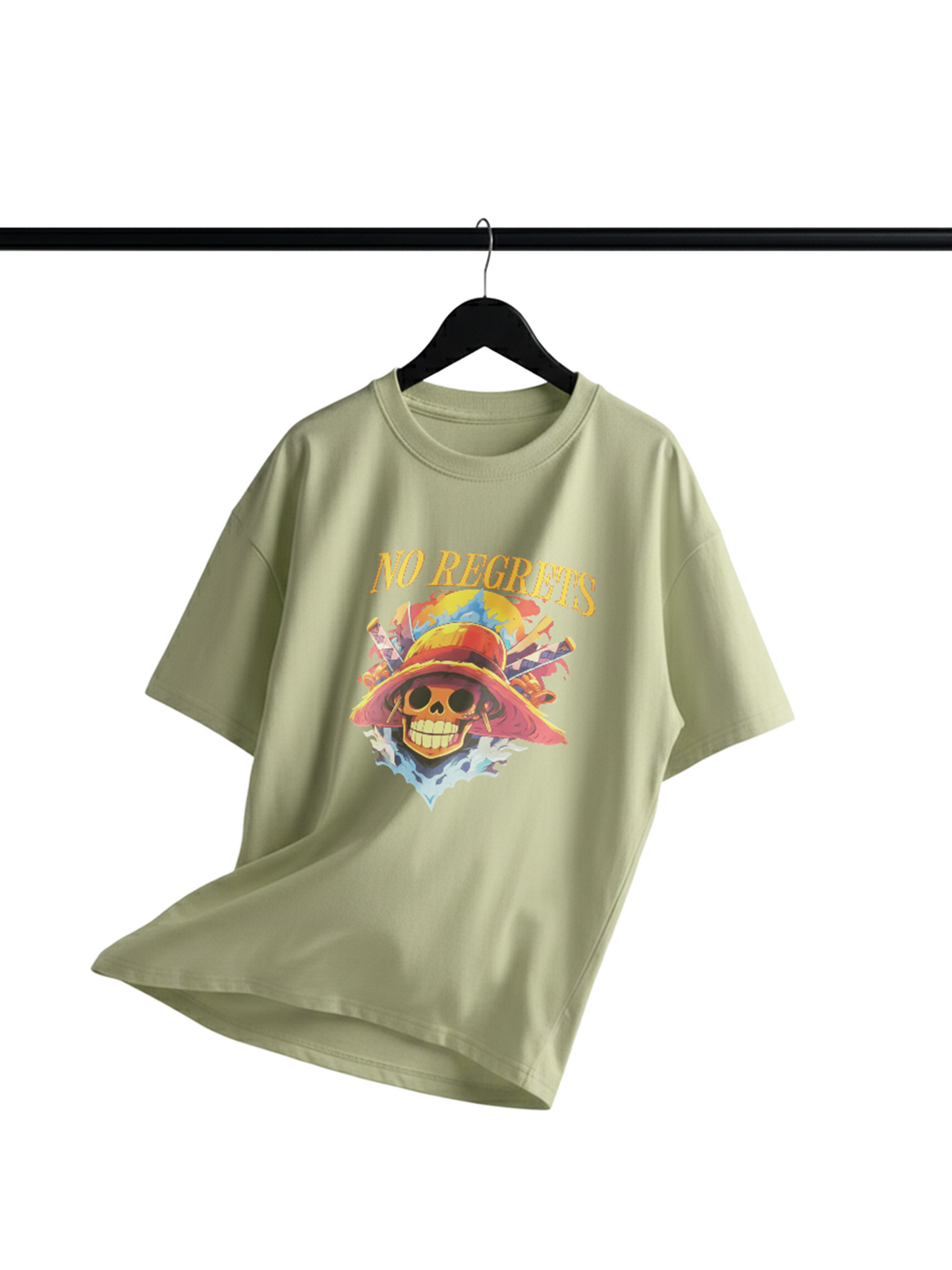 Olive Green Cotton-Poly Sport T-Shirt