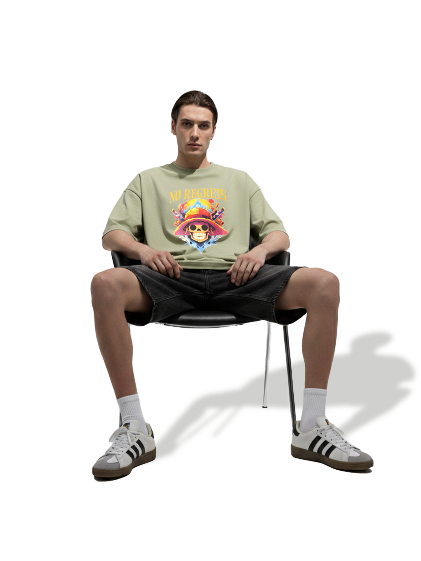 Olive Green Cotton-Poly Sport T-Shirt