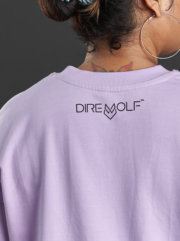 Lavender Fleece Cotton Girls’ Sport T-Shirt