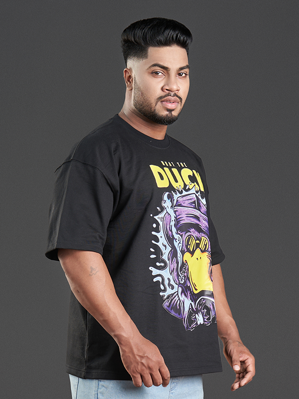 Black Terry Cotton Sport T-Shirt