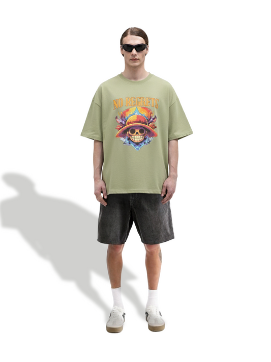 Olive Green Cotton-Poly Sport T-Shirt